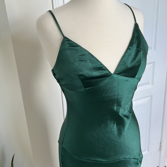 Hello Molly Forest Green Midi Dress Sz XS (US 2) - Picture 6 of 10